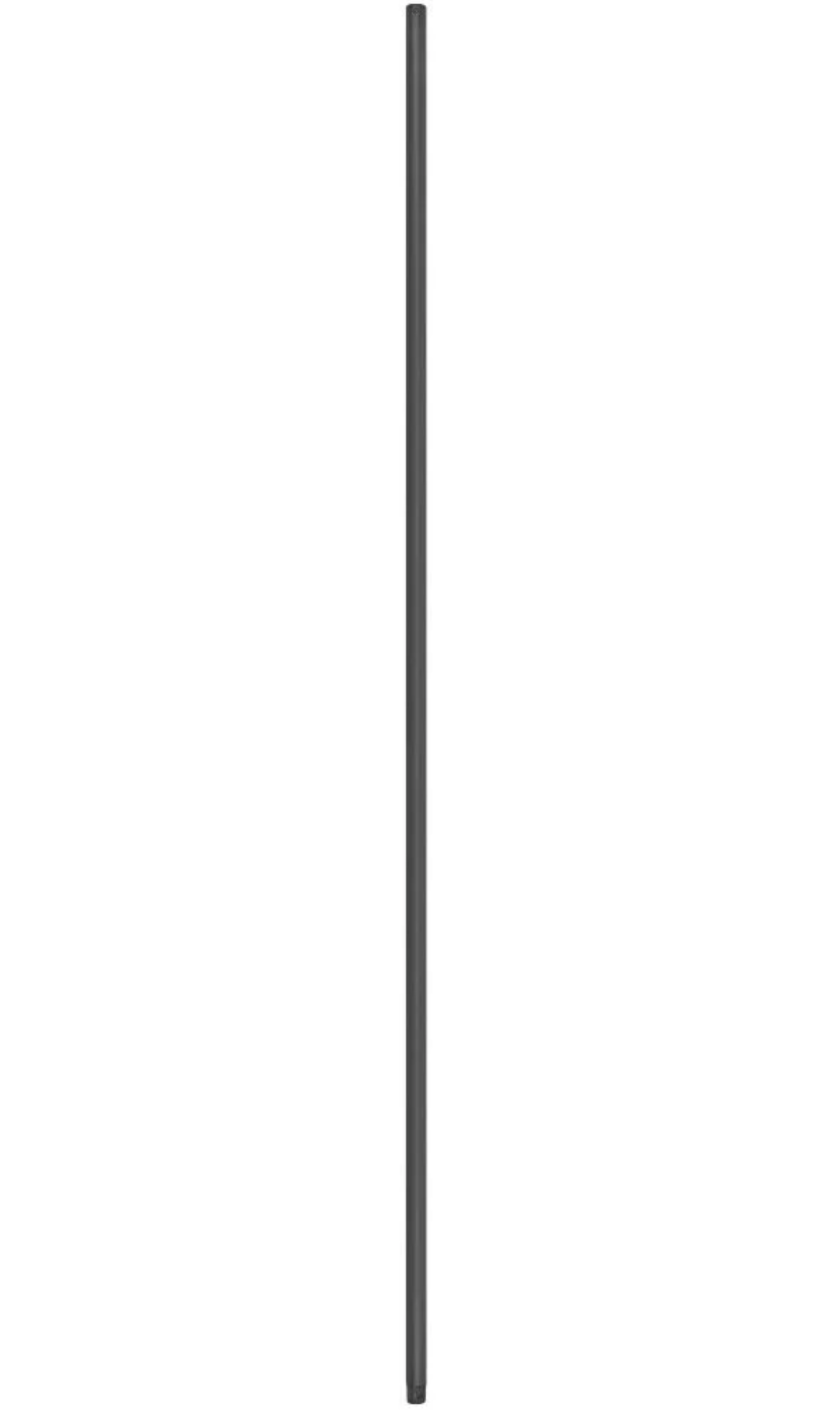 72" Down Rod - Matte Black