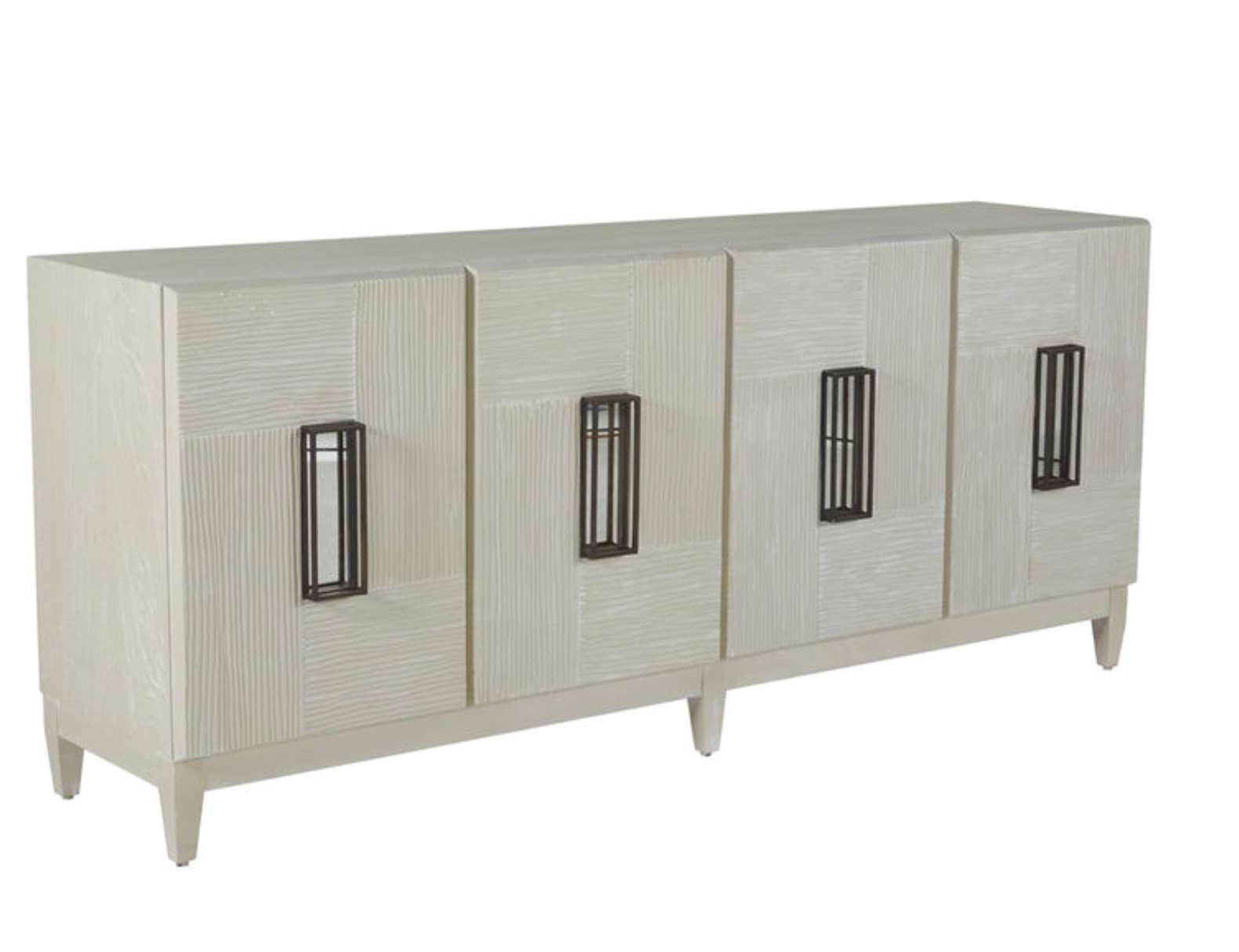 Tilden Cabinet - Cerused White Antique