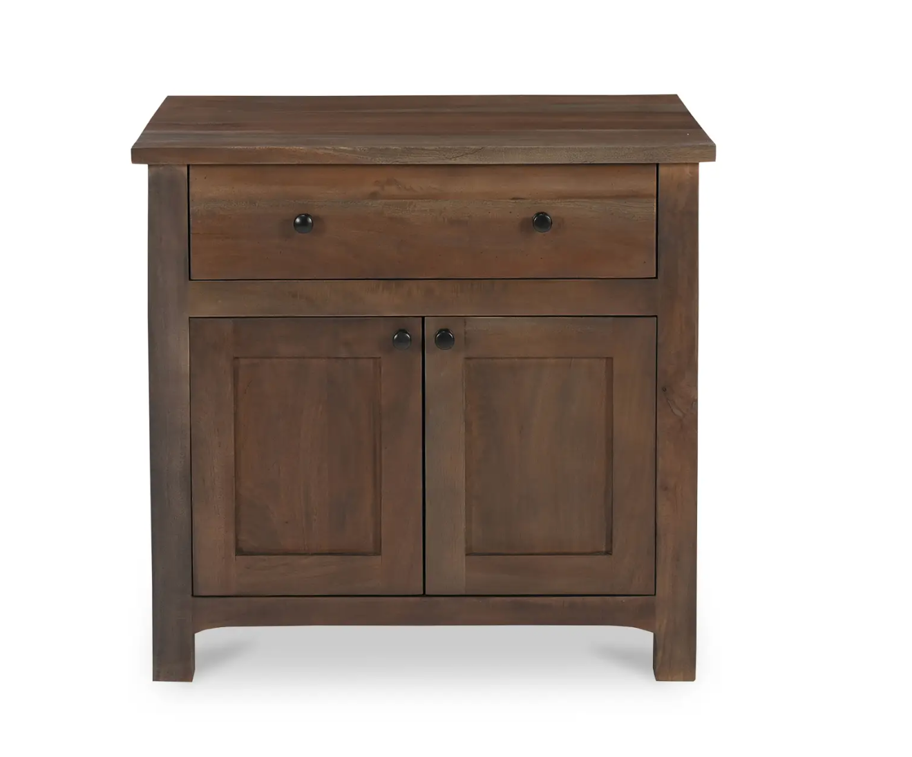 Gene Charging Nightstand Dark Brown