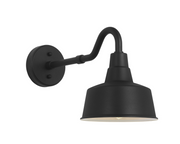 Textured Black Exterior Barn Light
