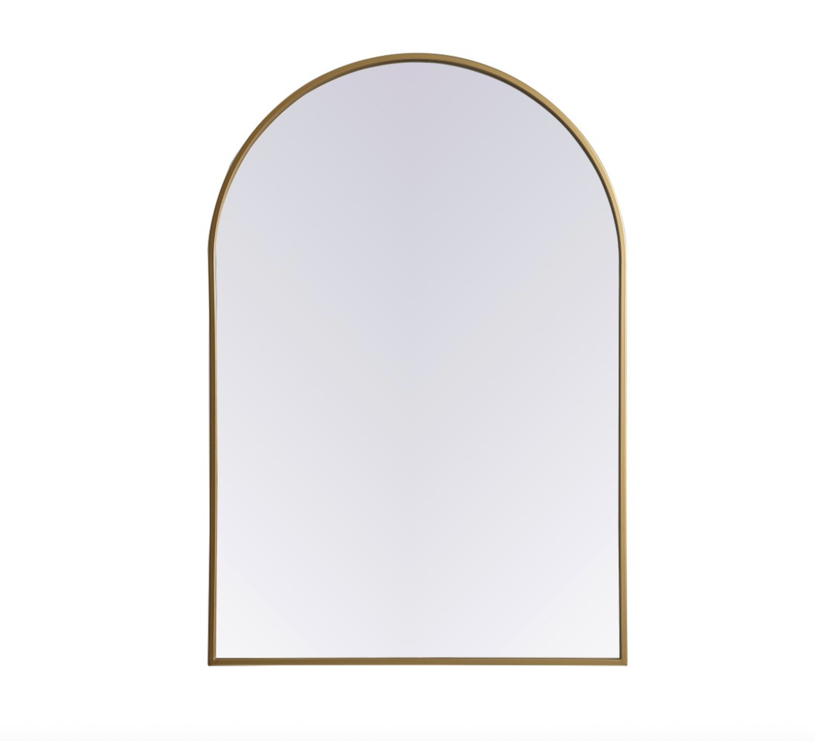 Ayra 27" x 40" Mirror in Brass
