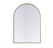 Ayra 27" x 40" Mirror in Brass