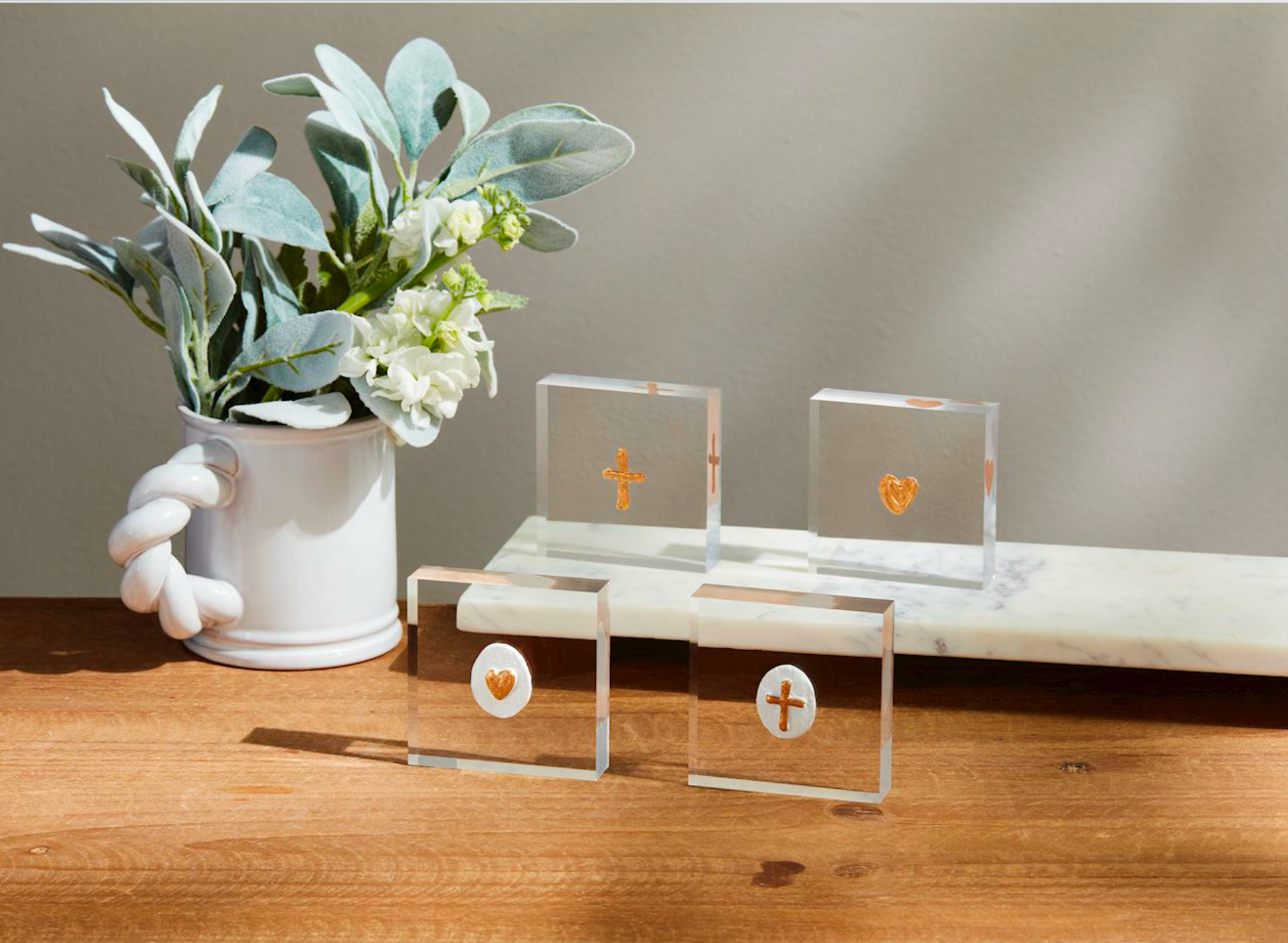 Mini Cross Acrylic Square