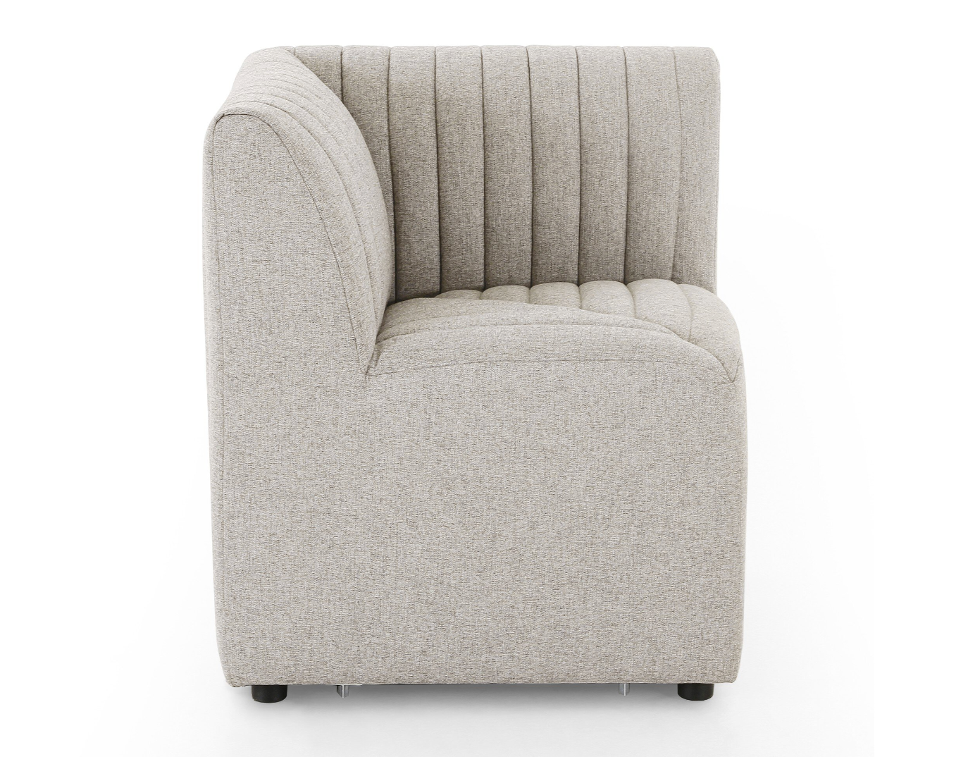 Augustine Dining Banquette - Corner Chair - Orly Natural