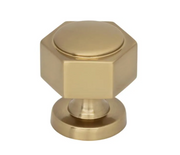 Stanmore Knob 1 1/4 Inch Honey Bronze