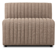 Augustine Dining Banquette - Chair + A Half - Crypton Nomad Taupe