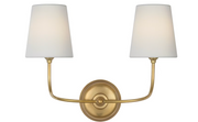 Vendome 16" Cordless Double Sconce