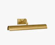 Hessen 18" Picture Light in Natural Brass