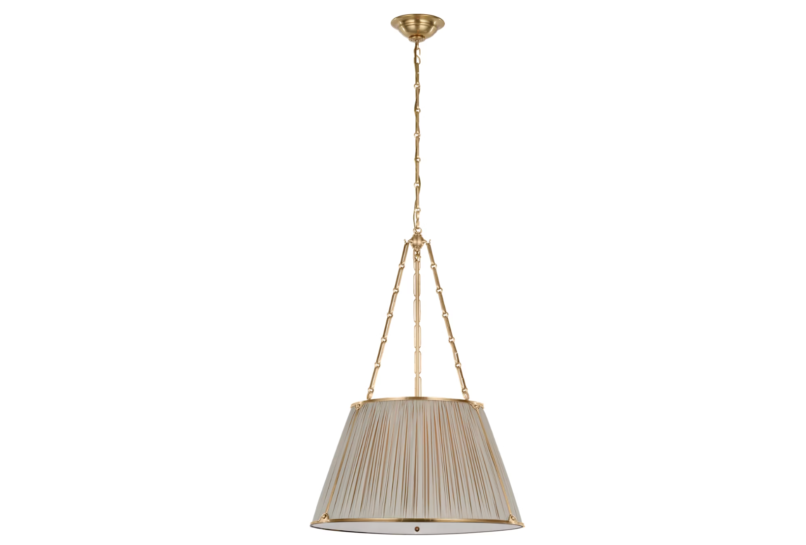 Allister 21" Hanging Shade in Brass (Shade in Champagne)
