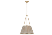 Allister 21" Hanging Shade in Brass (Shade in Champagne)