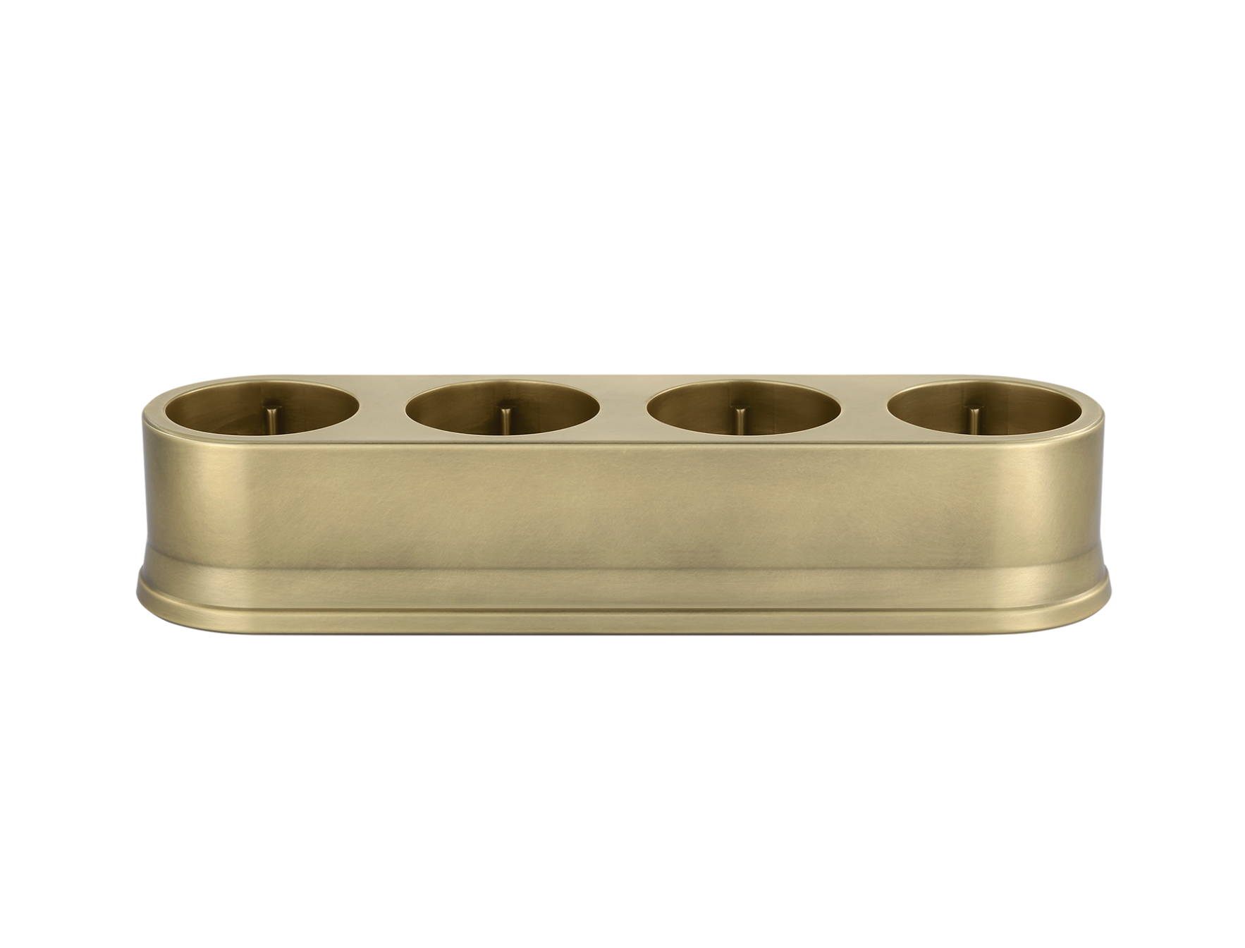 Quad R45 Universal Charging Station – Hand-Rubbed Antique Brass