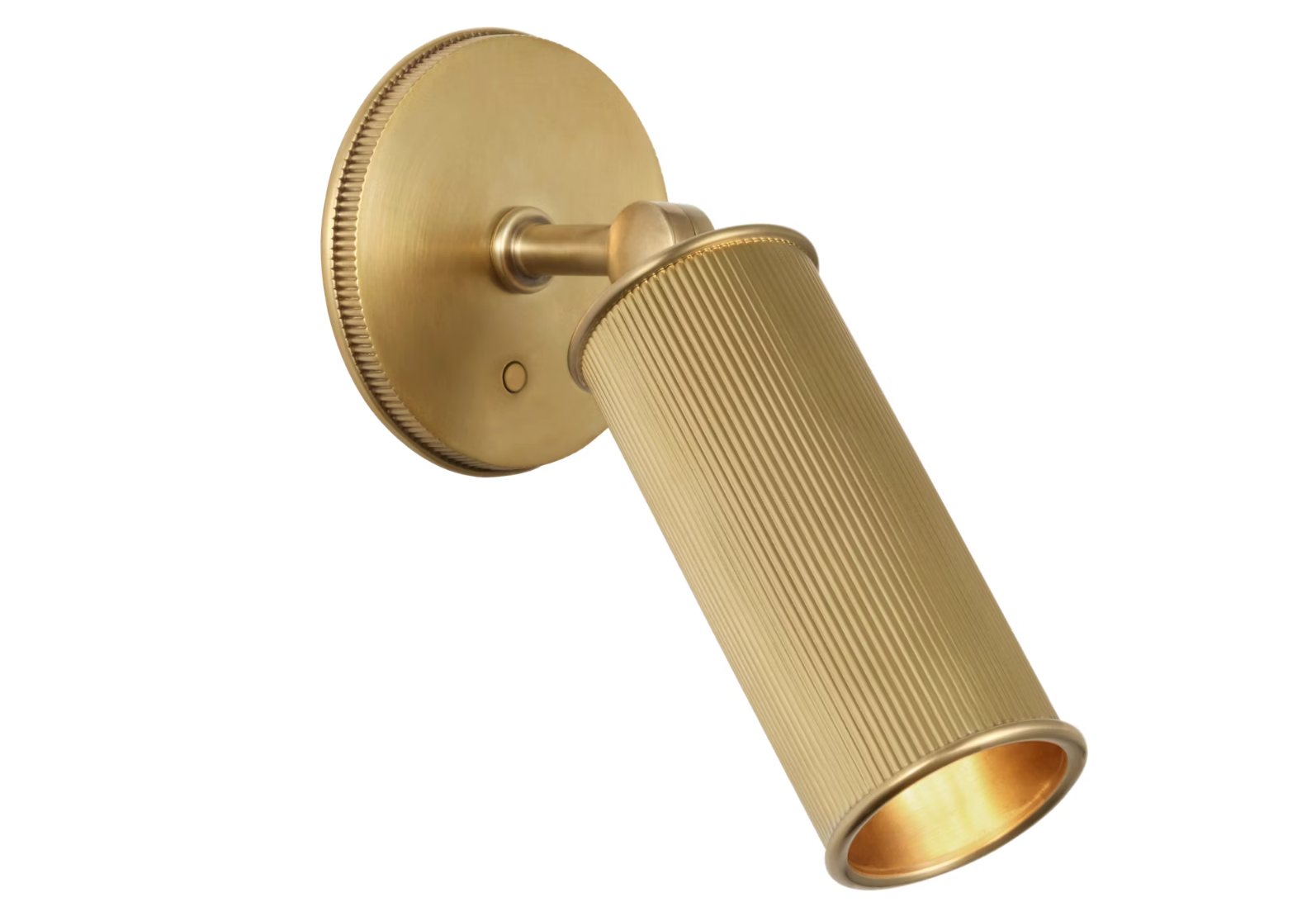 Tate 6" Pivoting Reading Light – Soft Brass