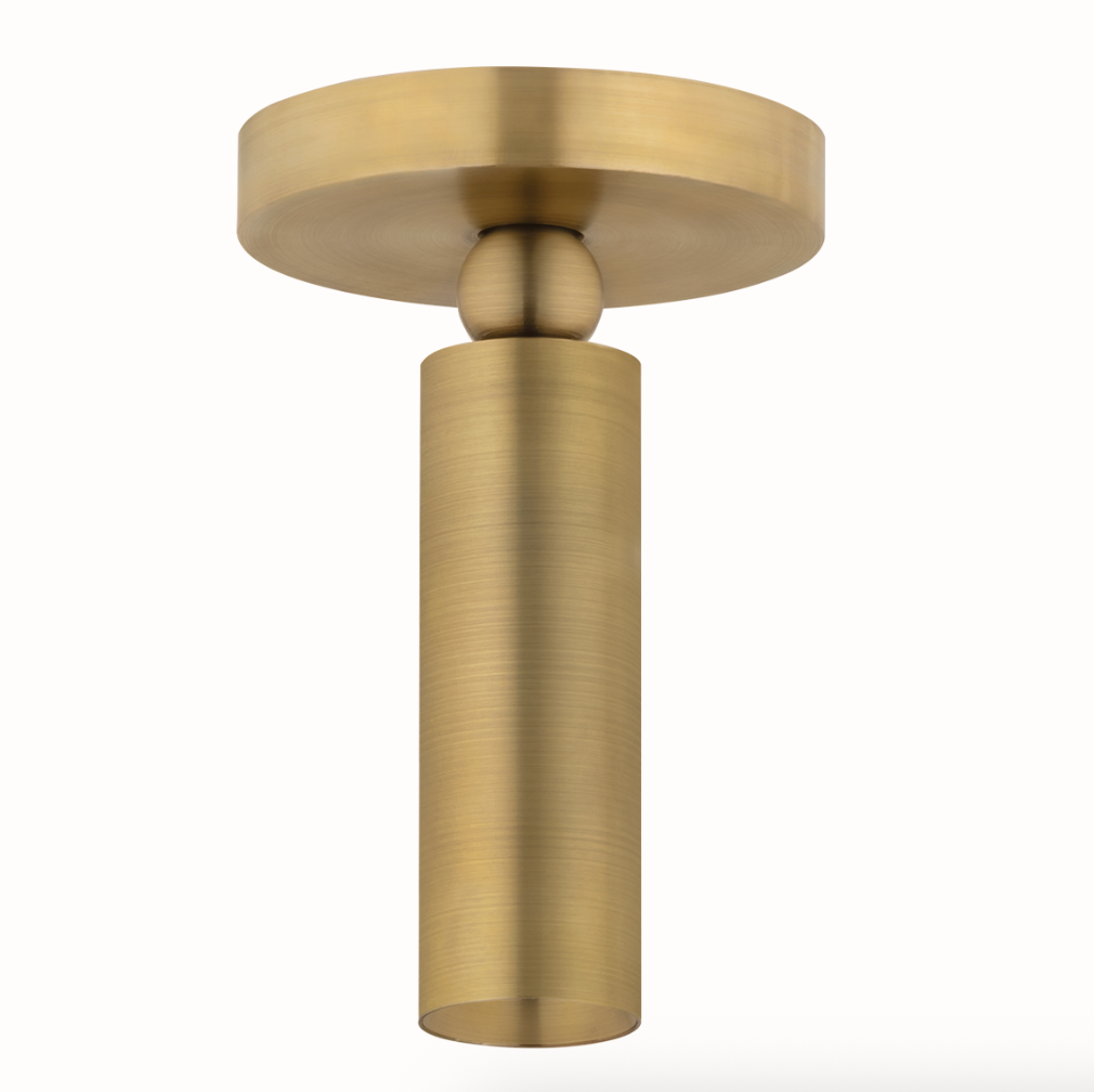 CSL Luxe Pivot Flush Mount – Patina Brass