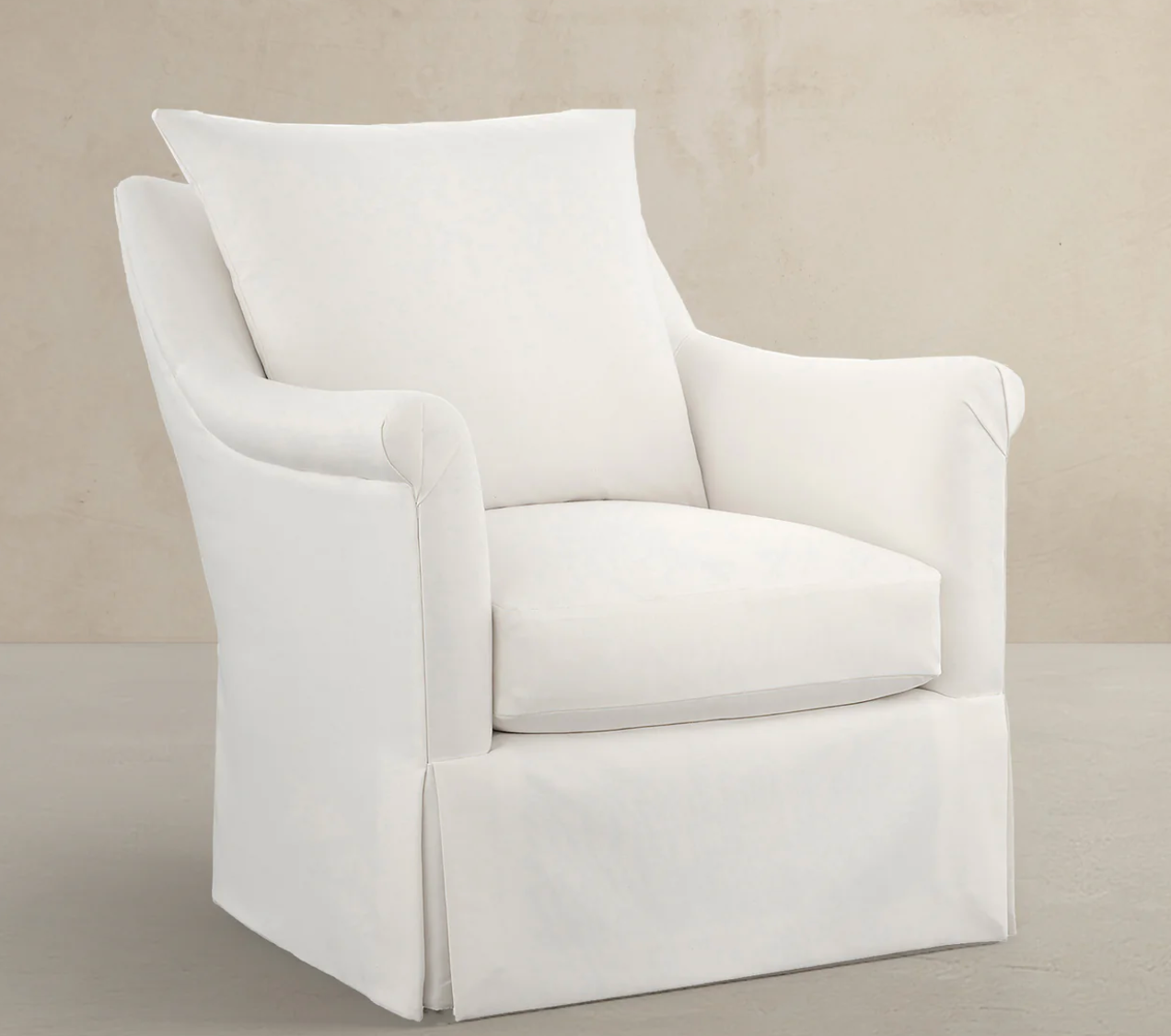 Devin Falls Swivel Chair in Emma Mineral