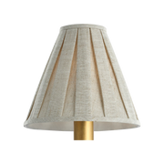 6.5" Box Pleated Flare Shade