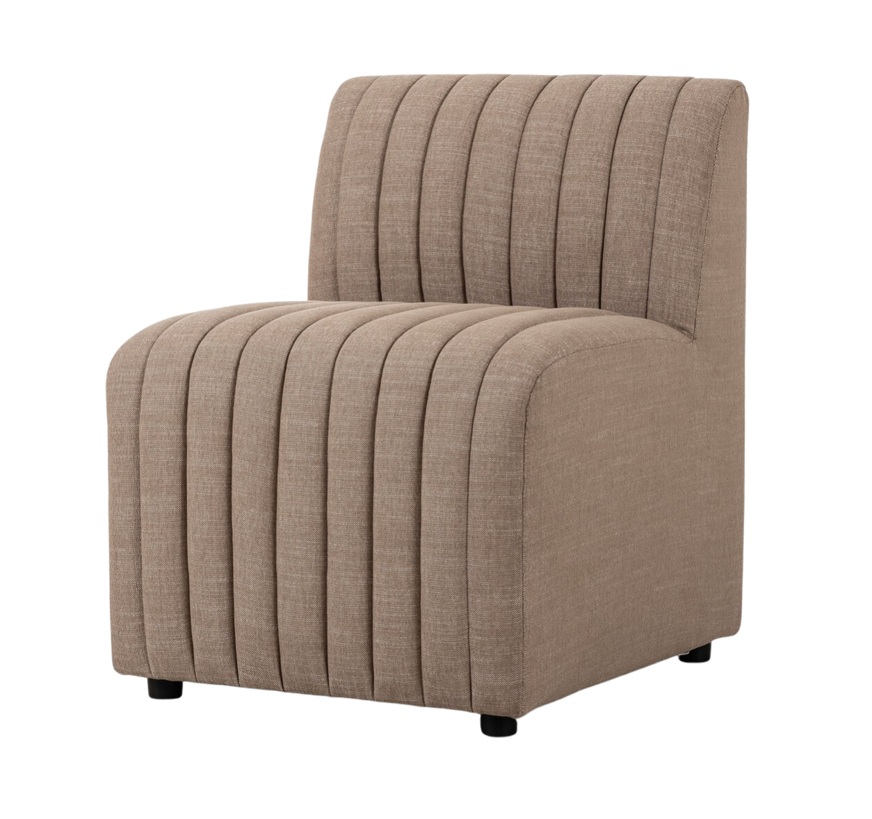 Augustine Dining Banquette - Chair- Crypton Nomad Taupe