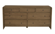 Riley 7 Drawer Dresser Oak