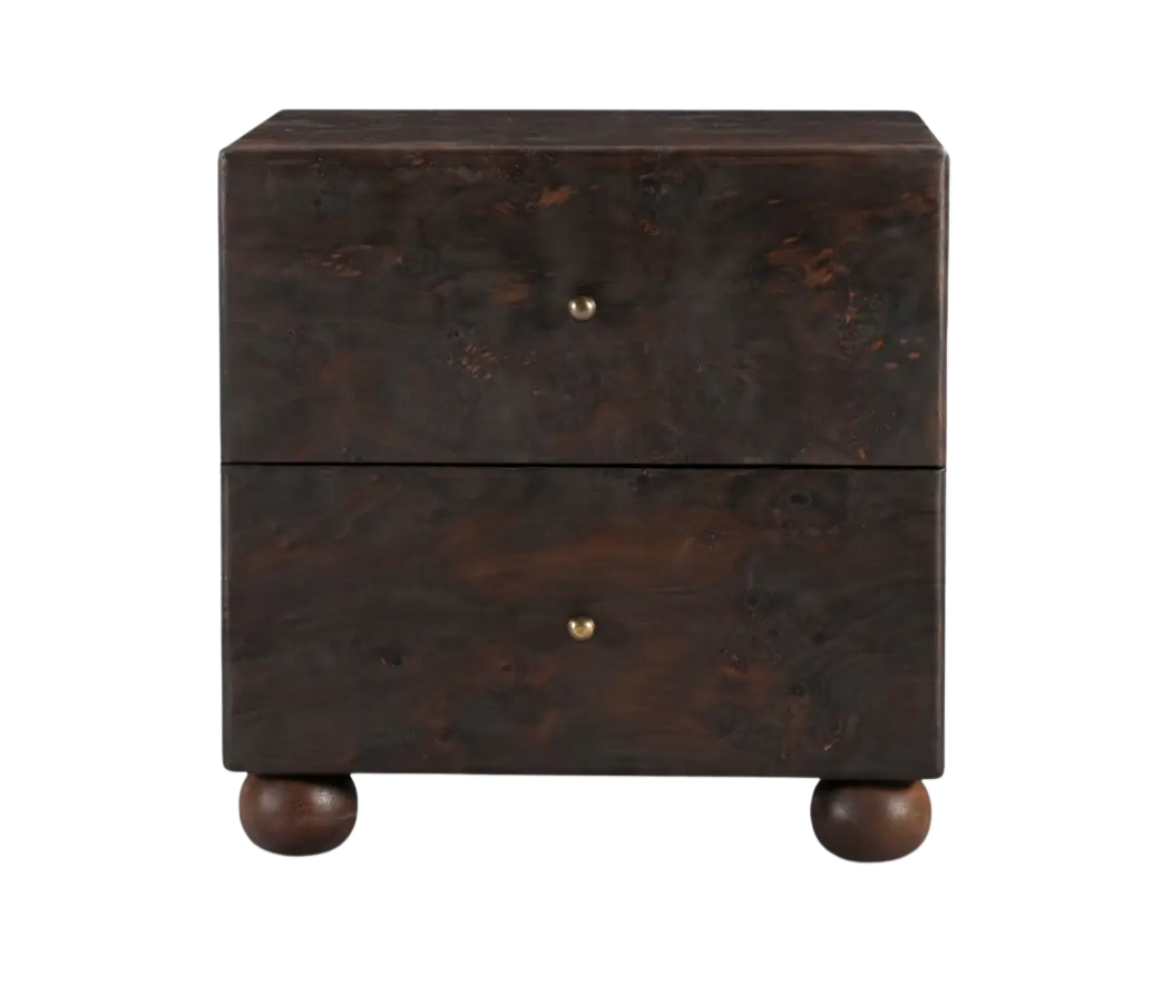 York Nightstand Dark Brown