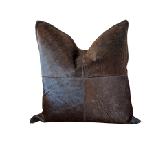 HIDE CANADA DARK BROWN 20" PILLOW