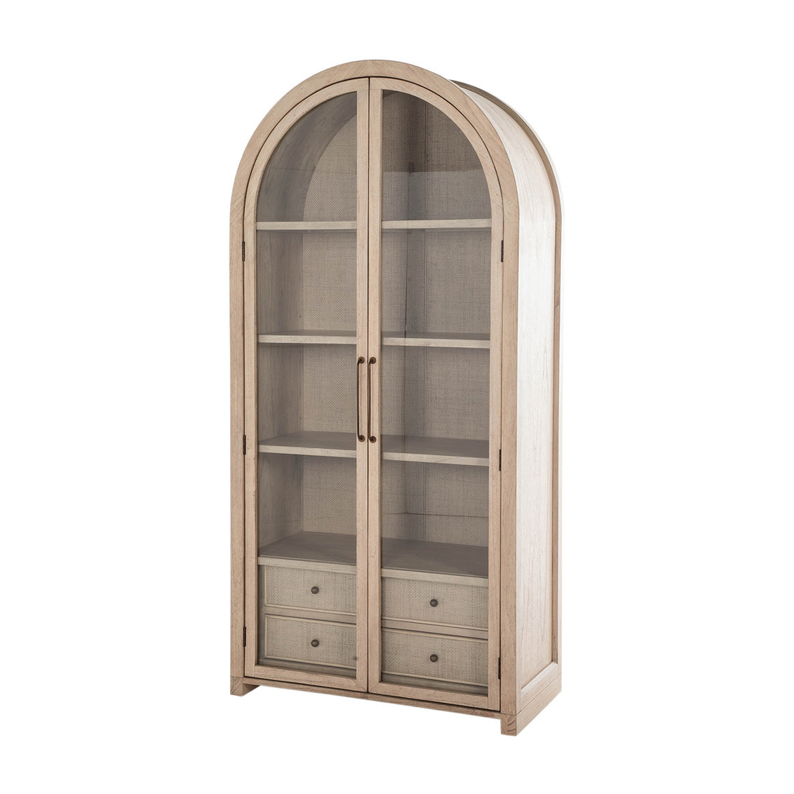 Elsa Cabinet - Blonde Natural Antique Bronze