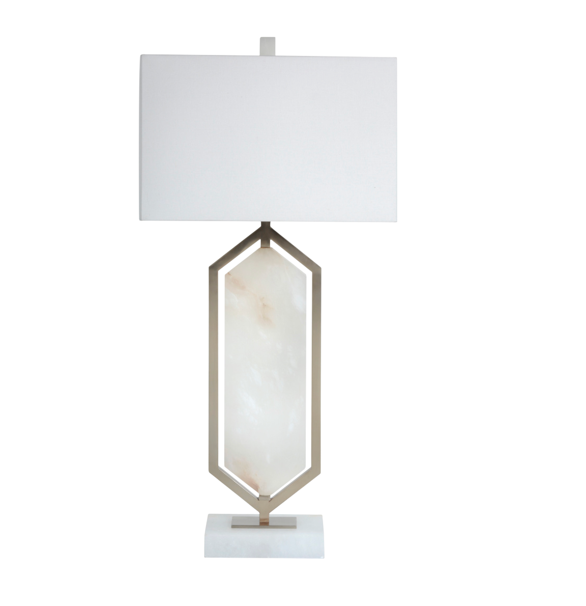 Braden Alabaster Antique Brass Table Lamp
