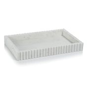 CAMOGLI SCALLOPED MARBLE TRAY (LARGE)