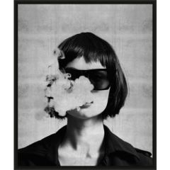 BLOW ART (24" x 29") (27" x 32" FRAMED)