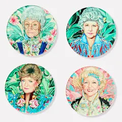 GOLDEN GIRLS COASTER SET OF 4