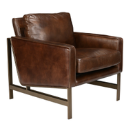 CHAZZIE CLUB CHAIR BROWN