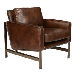 CHAZZIE CLUB CHAIR BROWN