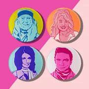 COUNTRY LEGENDS COASTER - 4SET